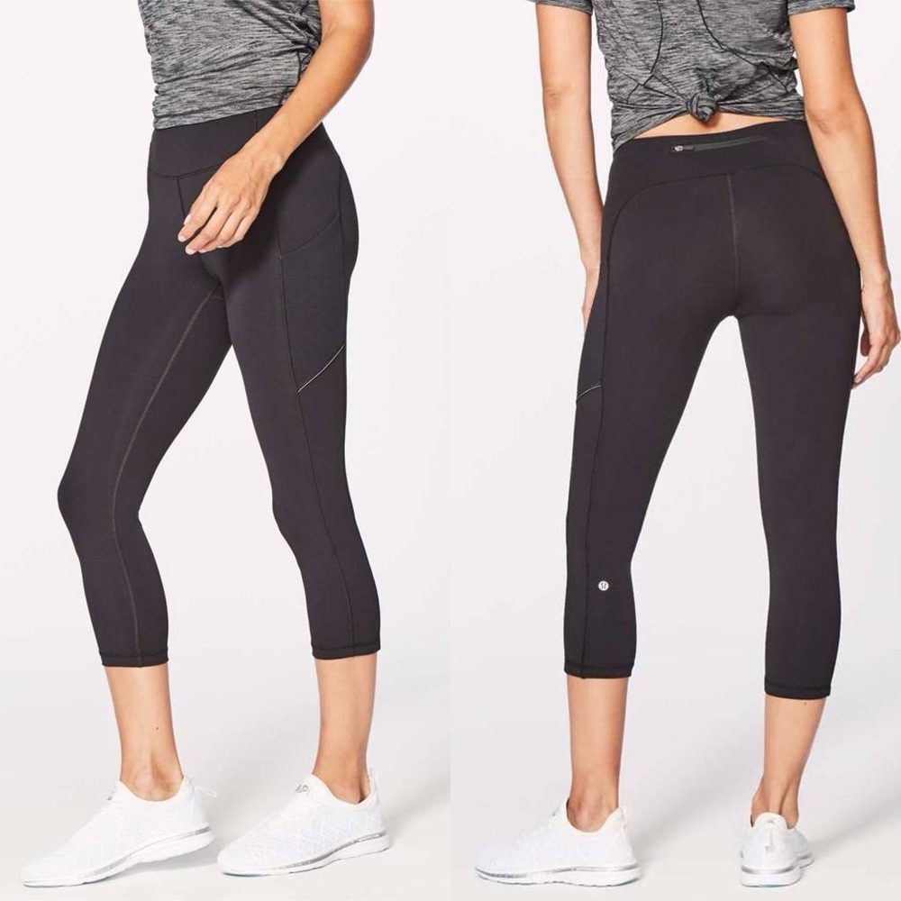 Lululemon Speed Up Crop - Black